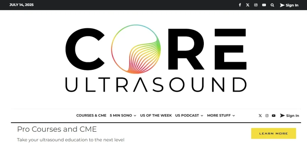 core ultrasound