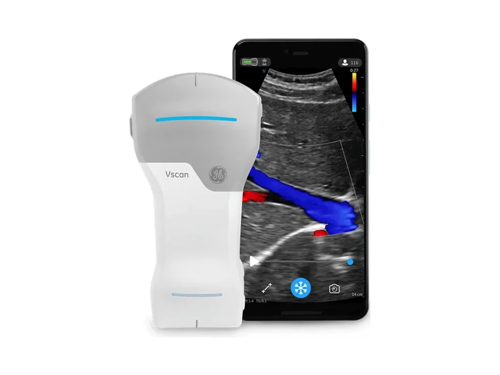 ge vscan air cl curved and linear dual probe handheld ultrasound, mindray te air e5m alternative